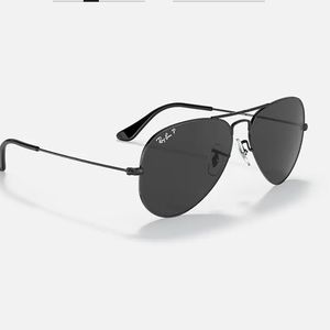 Authentic Black Polarized Raybans Sunglasses